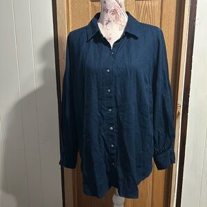NWT Linen blend top